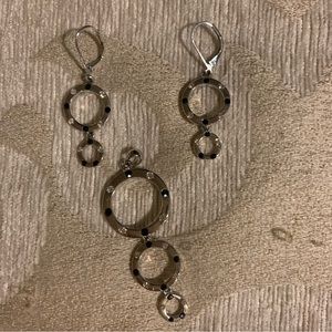 Cookie Lee earring and charm set